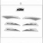 2020 50 SX CHASSIS Наклейки