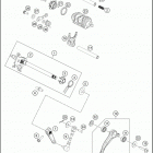 2020 390 ADV ENGINE Механизм переключения