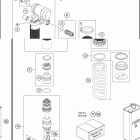 2019 690 ENDURO R CHASSIS Амортизатор в разборе