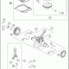 2019 1290 SUPER ADVENTURE S SILVER ENGINE Коленвал и поршень