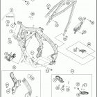 2020 85 SX 17_14 CHASSIS Рама