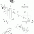 2020 390 DUKE ENGINE Масляная система