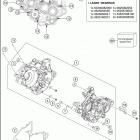 2020 150 XC-W TPI ENGINE Картер двигателя