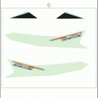 2020 790 ADVENTURE WHITE CHASSIS Наклейки