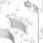 2020 790 ADVENTURE ENGINE Система охлаждения