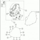 2020 690 SMC R ENGINE Кожух сцепления