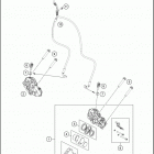 2020 790 ADV R CHASSIS Передний суппорт
