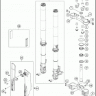 2020 690 SMC R CHASSIS Передняя вилка