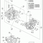 2020 350 EXC-F ENGINE Картер двигателя