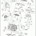 2019 1290 SUPER ADVENTURE S SILVER ENGINE Головка цилиндра задняя