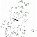 2020 790 ADV R CHASSIS Аккумулятор