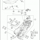 2020 690 SMC R CHASSIS Tank, seat