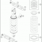 2020 790 ADVENTURE WHITE CHASSIS Амортизатор в разборе