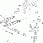 2020 390 DUKE WHITE CHASSIS Бугель