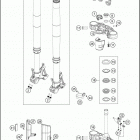 2020 790 ADV R CHASSIS Передняя вилка