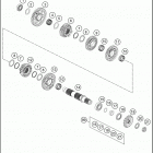 2020 790 ADVENTURE ENGINE Трансмиссия 2-контрпривод