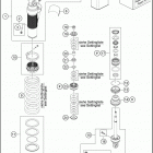 2020 85 SX 17_14 CHASSIS Амортизатор в разборе