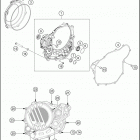 500 XCF-W 2020_Engine Кожух сцепления