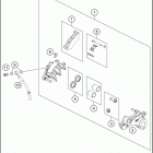 2020 790 ADV R CHASSIS Задний суппорт