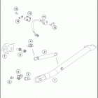 2020 690 SMC R CHASSIS Side   /   center stand