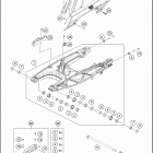 2020 390 ADV WHITE CHASSIS Бугель
