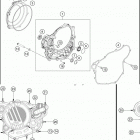 2020 450 EXC-F ENGINE Кожух сцепления