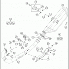 2019 690 ENDURO R CHASSIS Глушитель