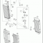 2019 150 XC-W ENGINE Система охлаждения