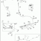 2019 690 ENDURO R CHASSIS Тормозной цилиндр задний