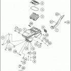 2020 390 DUKE WHITE CHASSIS Воздушный фильтр