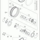 2020 790 ADV R CHASSIS Переднее колесо