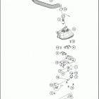 2020 250 XC TPI ENGINE Масляная система