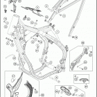 2020 250 XC TPI CHASSIS Рама