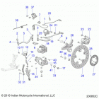 CHIEFTAIN STANDARD TITANIUM SMOKE (N20TCBBB) Brakes, rear asm - n20rta22  /  rua24 (200852c)