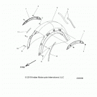 CHALLENGER DARK HORSE (N20LCDRR) Body, fender, rear - n20tedaa all options (200609)