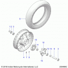 CHIEFTAIN STANDARD TITANIUM SMOKE (N20TCBBB) Wheel, rear - n20rta22  /  rua24 (200499c)