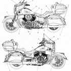 ROADMASTER DARK HORSE ALL OPTIONS (N20TKDBB) Body, emblems  /  decals - n20tkdbb all options (2...