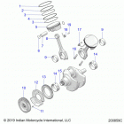 CHIEFTAIN STANDARD TITANIUM SMOKE (N20TCBBB) Engine, piston and crankshaft asm. - n20rta22  /  ...