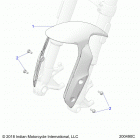 CHIEFTAIN STANDARD TITANIUM SMOKE (N20TCBBB) Body, fender, front - n20rta22  /  rua24 (200490c)