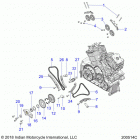CHIEFTAIN STANDARD TITANIUM SMOKE (N20TCBBB) Engine, cam chains and sprockets - n20rta22  /  ru...