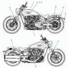 SCOUT BOBBER SIXTY ALL OPTIONS (N20MTA11/MTB11) Body, emblems  /  decals - n20mta00  /  mtb00  /  ...