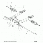SCOUT BOBBER SIXTY ALL OPTIONS (N20MTA11/MTB11) Suspension, rear asm., swing arm and shocks - n20m...