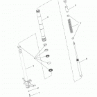 CHIEFTAIN STANDARD TITANIUM SMOKE (N20TCBBB) Steering, front forks kits - n20rta22  /  rua24 (2...