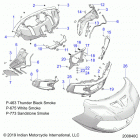 CHALLENGER BASE/LIMITED (N20LCARR/N20LCBRR) Body, fairing asm 1 - n20lcdrr all options (200840...