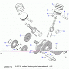CHALLENGER BASE/LIMITED (N20LCARR/N20LCBRR) Engine, piston and crankshaft - n20lcdrr all optio...