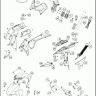 2019 1290 SUPER DUKE GT BLACK CHASSIS Обтекатель , крылья