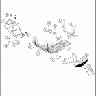 2019 790 Adventure WHITE CHASSIS Зажита двигателя