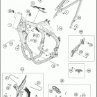 2019 450 XC-F CHASSIS Рама
