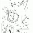 2019 300 XC CHASSIS Рама