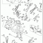 2019 690 ENDURO R CHASSIS Рама